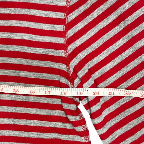 Old Navy Men's Red Stripe Henley Shirt Sz L Casual Weekend Basic Soft Knit Top - Picture 5 of 10